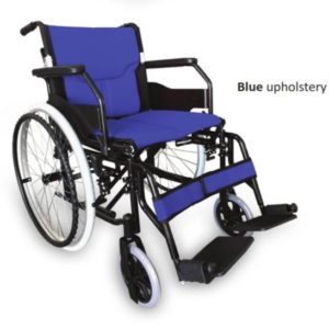 RG310A18BL LIGHTWEIGHT ALUMINIUM WHEELCHAIR – BLUE 19 INCH