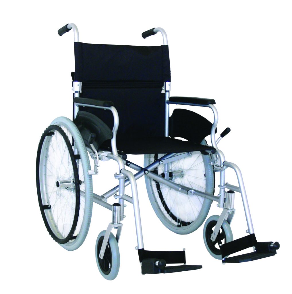 COMFORTLITE 18" ALUMINIUM WHEELCHAIR CHAIR Redgumbrand