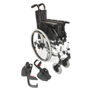 PEARL 18″ DELUXE WITH ADJUSTABLE ARM REST WITH ATTENDENT BRAKE