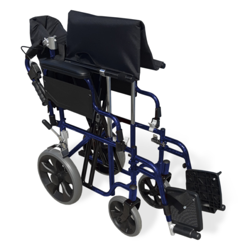TRANSPORT TRANSIT CHAIR DELUXE 19" RED - Image 3