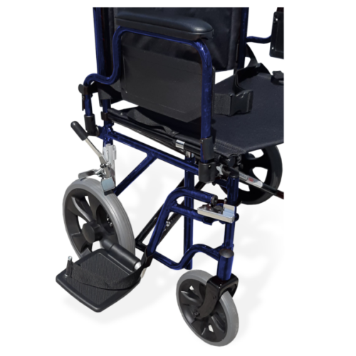TRANSPORT TRANSIT CHAIR DELUXE 19" RED - Image 4