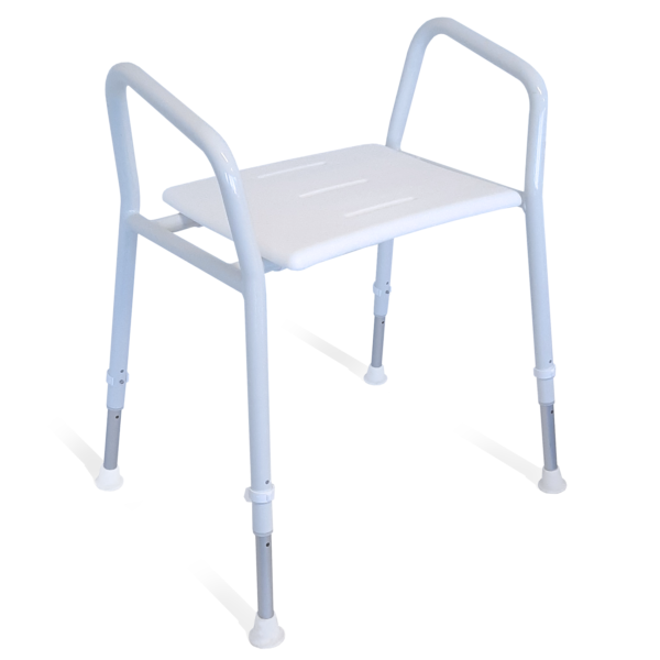 HEAVY DUTY SHOWER STOOL  RATED TO 159KG BARICARE RG5401