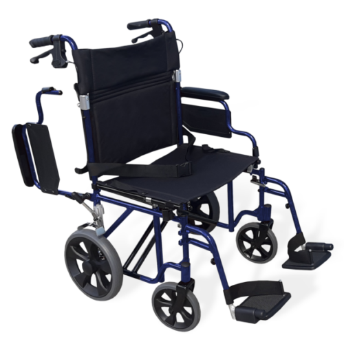 TRANSPORT TRANSIT CHAIR DELUXE 19" RED