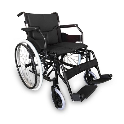 RG310A18BK LIGHTWEIGHT ALUMINIUM WHEELCHAIR- BLACK 19 INCH