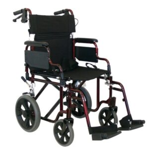 RG17HBD TRANSIT TRANSPORT CHAIR DELUXE 17″ RED