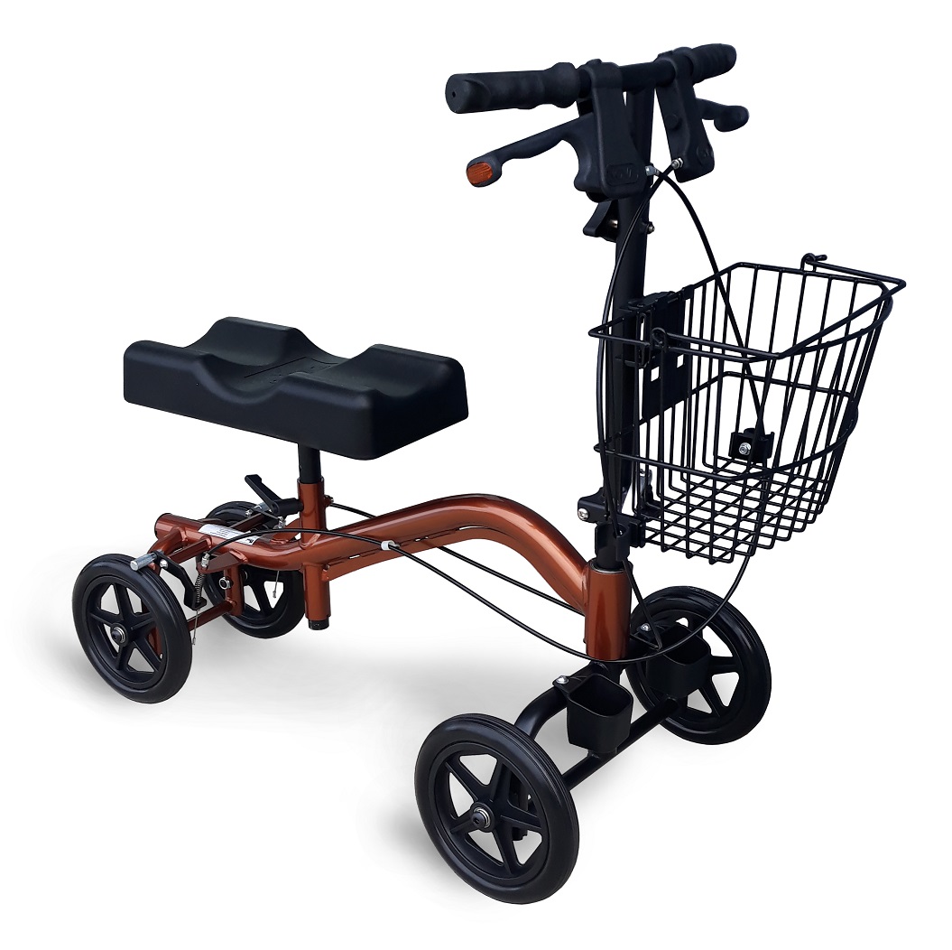 ALUMINIUM KNEE WALKER WITH HANDBRAKES