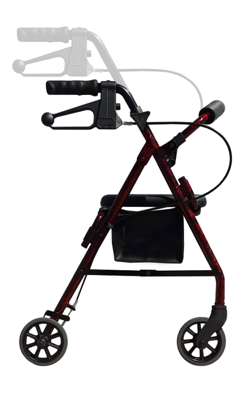 WALKER HAND BRAKE MINI 6" RED ONLY - Image 2