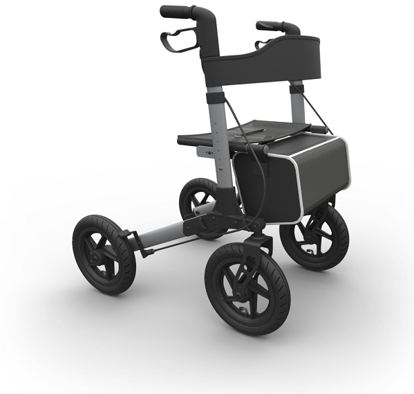 RG4412 – Comfort Ride SIDE FOLD Walker with Air Filled tyres