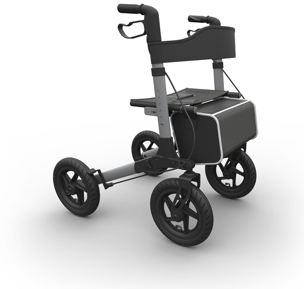 RG4412 - Comfort Ride SIDE FOLD Walker with Air Filled tyres