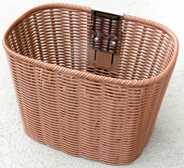 WOVEN LOOK PLASTIC BASKET TO SUIT SHOPRIDER