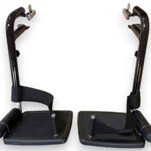 TRANSPORT CHAIR SWING AWAY LEGREST (PAIR) BLACK -RGTC1