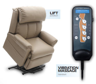 VITTORIA LIFT CHAIR - DUAL MOTOR TOFFEE - Image 3