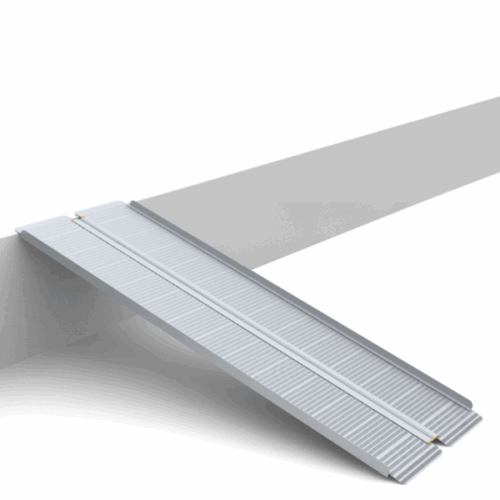 750MM X  2125MM (7FOOT) - RAMP ALUMINIUM CENTRE FOLD